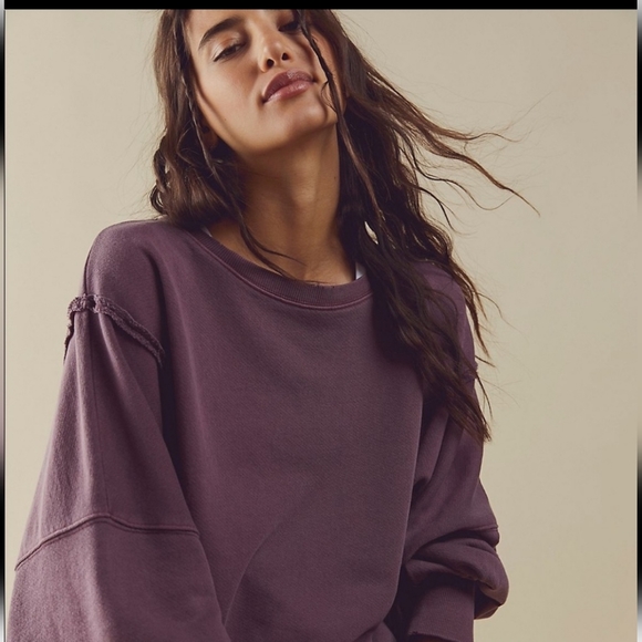 *RARE* S/O FREE PEOPLE Camden Sweatshirt We The Free - Picture 11 of 11